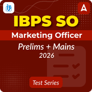 IBPS SO Marketing OFFICER 2026 Mock Test Series