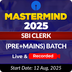 Mastermind 2025 | SBI Clerk Batch | Pre + Mains Complete Live + Recorded | Online Classes By Adda247