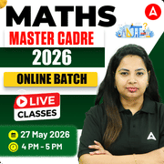 Maths MASTER CADRE 2026 Online Batch | Bilingual | Bilingual | Online Live Classes by Adda 247