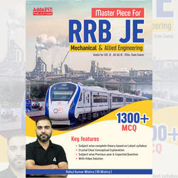 Mechanical and Allied Engineering Book | Master Piece for RRB JE, SSC JE, PSUs, State Exams(English Printed Edition) by Adda247