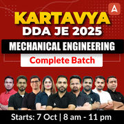 Kartavya - DDA JE (Mechanical Engineering) 2025 | Hinglish | Online Live + Recorded Classes by Adda 247