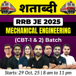 शताब्दी - RRB JE 2025 Mechanical Engineering (CBT-1&2) Complete Batch | Online Live Classes by Adda 247