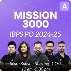 Mission 3000 | IBPS PO 2024-25 | P2I Batch | Online Live Classes by Adda 247