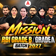 MISSION RBI GRADE B/ GRADE A BATCH 2027 | Online Live Classes by Adda 247