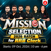Mission Selection Batch for RRB Clerk 2026 | Online Live Classes by Adda 247