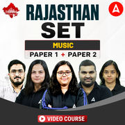 Rajasthan SET | Music | Paper 1 + Paper 2 | Video Course by Adda247