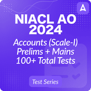 NIACL AO Accounts (Scale-I) Prelims + Mains Mock Test Series 2024