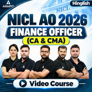 NICL AO 2026 | Finance Officer (CA & CMA) | Hinglish | Video Course by Adda247