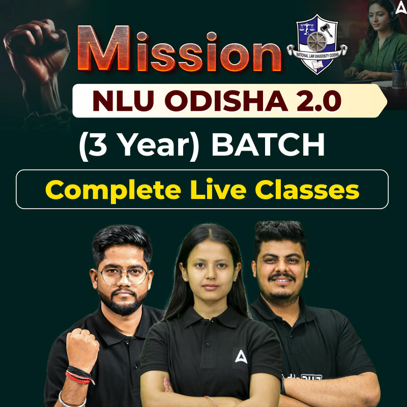 MISSION NLU ODISHA 2.0 (3 Year) BATCH | Complete Live Classes By Careers Adda