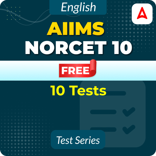 AIIMS NORCET 10 Free tests with PYPS