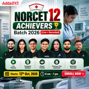 ACHIEVERS NORCET 12 Batch 2026 (Live + Recorded) by Adda247