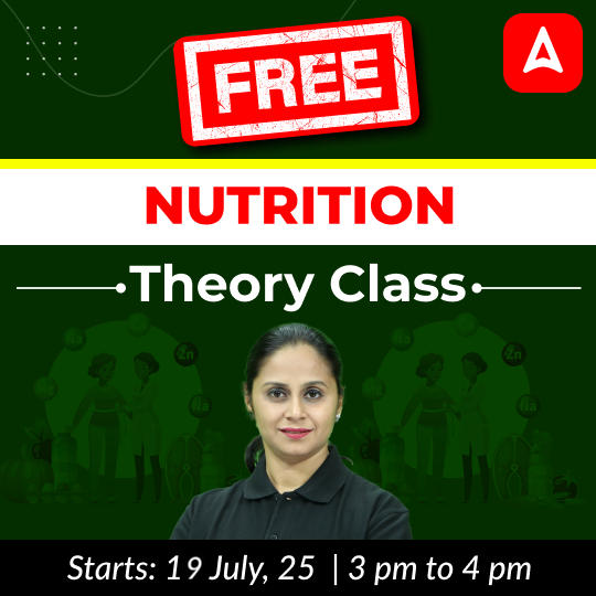 FREE Nutrition Theory Class | ONE SHOT | BIHAR STAFF NURSE AND ALL NURSING EXAMS | Online Live Classes by Adda 247