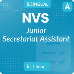 NVS Junior Secretariat Assistant Mock Test 2024 - 2025