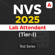 NVS Lab Attendant (Tier-I) 2025-26 Mock Test