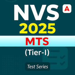 NVS MTS (Tier-I) 2025 Mock Test
