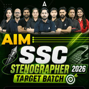 SSC Stenographer 2026  (AIM) - Target Batch with Test Series and Ebook | Hinglish | Online Live Classes By Adda247
