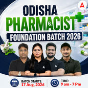 Odisha Pharmacist Foundation Batch 2026 Online Live Classes by Adda247
