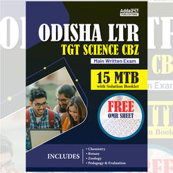Odisha LTR TGT Science CBZ Teacher Main Written Exam | 15 MTB with Solution & Free OMR (English Printed Edition) by Adda247