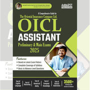 A Comprehensive Guide For OICL Assistant Preliminary & Mains Exams |3500+Questions With Solution (English Printed Edition) By Adda247