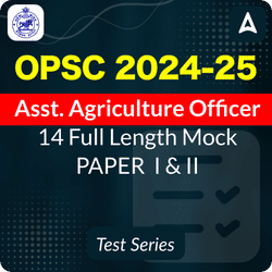 OPSC Assistant Agriculture Officer 2024-25 Online Test Series