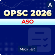 OPSC ASO 2026 Mock Test
