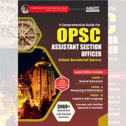A Comprehensive Guide For OPSC Assistant Section Officer (ASO) 2026 | (English Printed Edition) By Adda247
