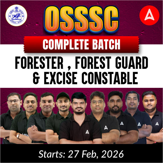 Forester, Forest Guard & Excise Constable Complete Foundation Batch | Online Live Classes By Adda247