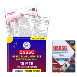 A Combo Books Set-Guide for OSSSC RI, ARI, AMIN, SFS & ICDS exam + 15 Mock Test Booklet for OSSSC RI, AMIN, SFS & ICDS(English Printed Edition) | Printed Books Kit by Adda 247