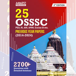 25 OSSSC Previous Year Book (2014-2024) | 2700+ Questions (Bilingual Printed Edition) by Adda247