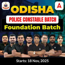 ODISHA POLICE CONSTABLE Foundation Batch | Online Live Classes by Adda 247