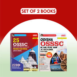 Combo Of Odisha OSSSC RI, ARI, ICDS, VAW, JA, SFS & AMIN Guide & 25 OSSSC Previous Year Book (English Printed Edition) By Adda247