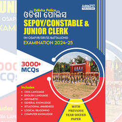 Odisha Police OSAP IRB Constable/Sepoy & Junior Clerk | 3000+ MCQs (English Printed Edition) by Adda247