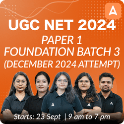 UGC NET 2024 | PAPER 1 FOUNDATION BATCH 3 (DECEMBER 2024 ATTEMPT) | LIVE + RECORDED CLASSES BY ADDA 247