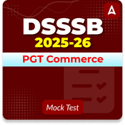 DSSSB PGT Commerce Mock Test 2025-26