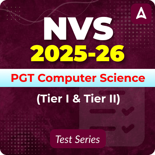 NVS PGT Computer Science (Tier I & II) Mock Test 2025