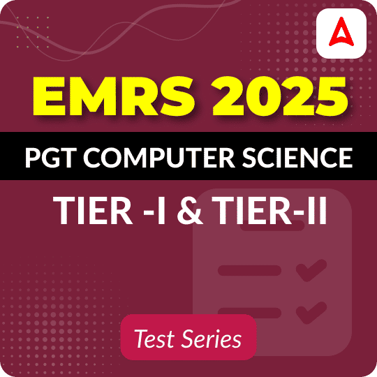 EMRS PGT Computer Science Mock Test 2025