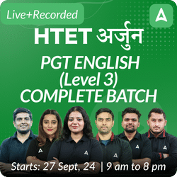 HTET | अर्जुन | PGT English (Level 3) Complete Batch | Online Live Classes by Adda 247