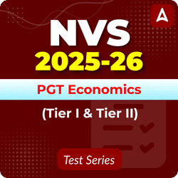 NVS PGT Economics(Tier I & II) Mock Test 2025