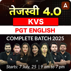 तेजस्वी 4.0 | KVS PGT English Complete Batch 2025 | Online Live + Recorded Classes by Adda247