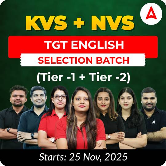 KVS + NVS | Selection Batch | English TGT (Tier -1 + Tier -2) 2025-26 | Online Live Classes by Adda247