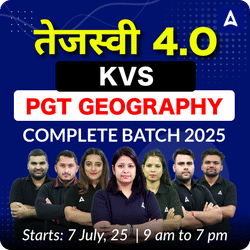 तेजस्वी 4.0 | KVS PGT Geography Complete Batch 2025 | Online Live + Recorded Classes by Adda247