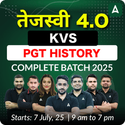 तेजस्वी 4.0 | KVS PGT History Complete Batch 2025 | Online Live + Recorded Classes by Adda247