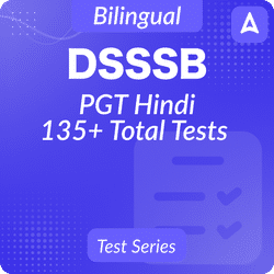 DSSSB PGT Hindi 2024, Complete online Test Series by Adda247