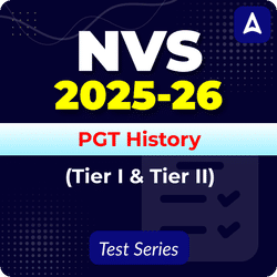 NVS PGT History (Tier I & II) Mock Test 2025