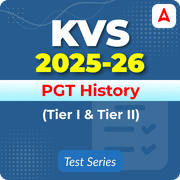 KVS PGT History (Tier I & II) Mock Test 2025-2026