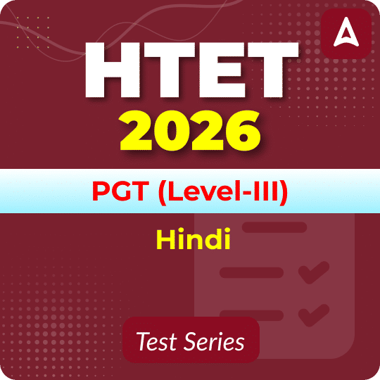 HTET PGT Hindi (Level-III) 2026 Mock Test