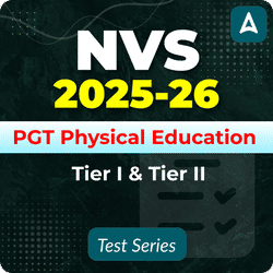 NVS PGT Physical Education (Tier I & II) Mock Test 2025