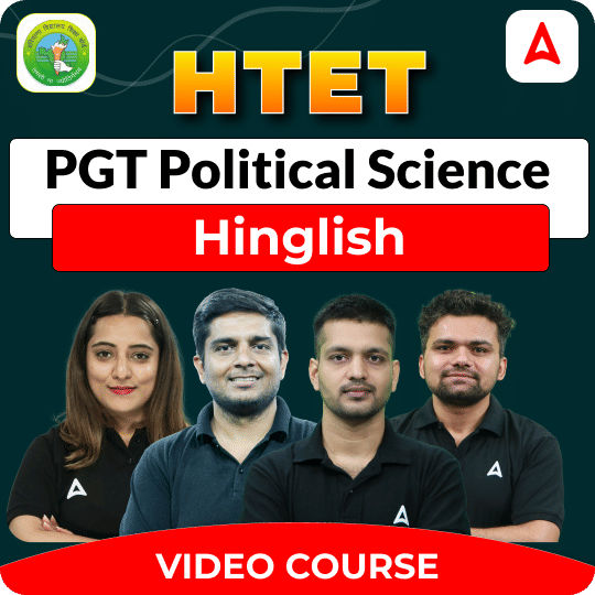 HTET PGT Political Science | Video Course by Adda247