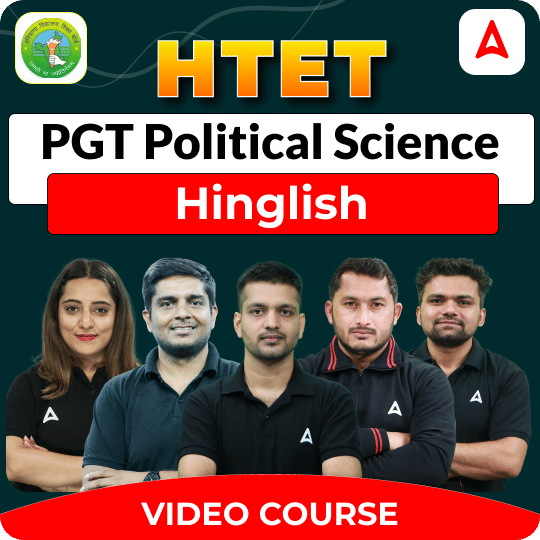 HTET PGT Political Science | Video Course by Adda247