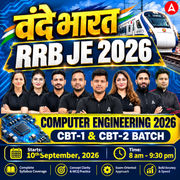 वंदे भारत : RRB JE Computer Science Engineering 2026 | CBT-1 CBT-2 Batch Live + eBooks + Test Series | Hinglish Online Live Classes By Adda247